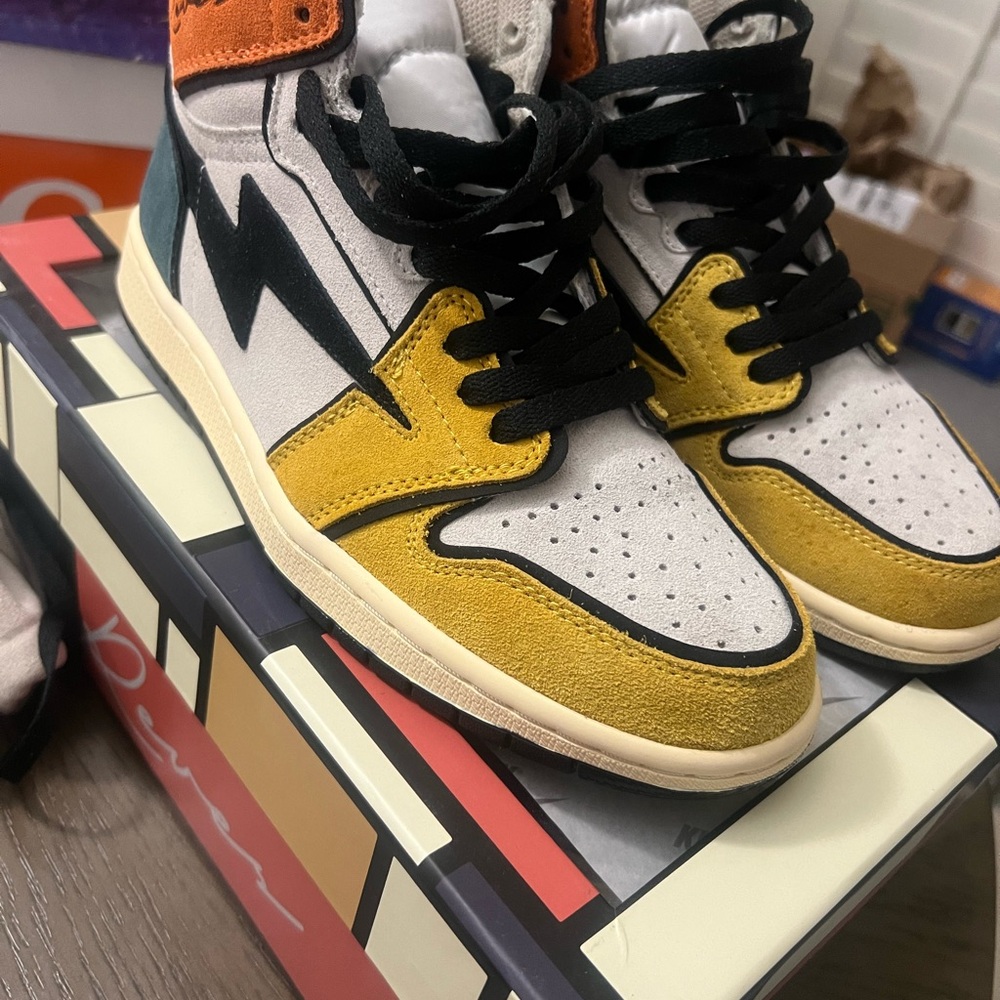 Stylish Multicolor High-Top Sneakers